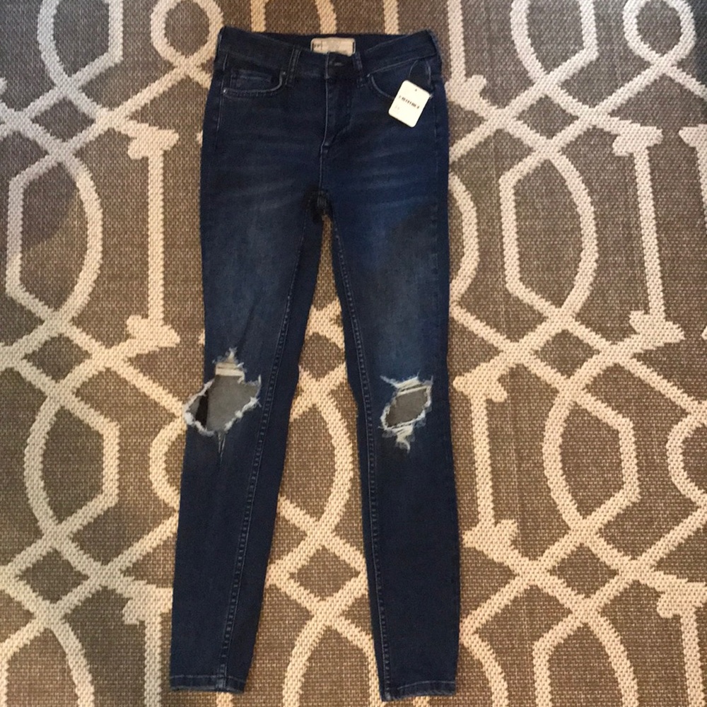 Size 24 Free People ripped jeans
